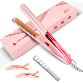 Plancha de pelo y rizador para rizar, rizador, para rizar, ondular, alisar