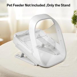 Adjustable Stand for Pet Feeder, 0-20° adjustable angle, Reduces strain on joints and promotes better digestion