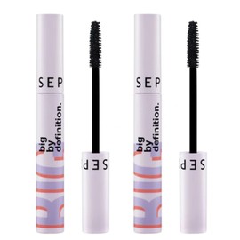 Sephora Collection Big By Definition - Máscara de pestañas definidora y voluminizadora de larga duración que proporciona pestañas de aspecto más completo (paquete de 2)