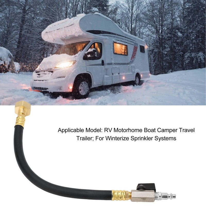 RV Winterizing Kit Quick Connect Plug To 3/4in Garden Hose