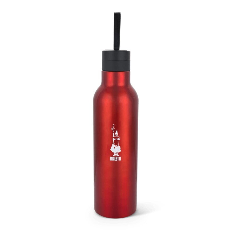 Bialetti - Stainless-steel Water Bottle 25oz: Double-Layered Vacuum Insulated, Keeps