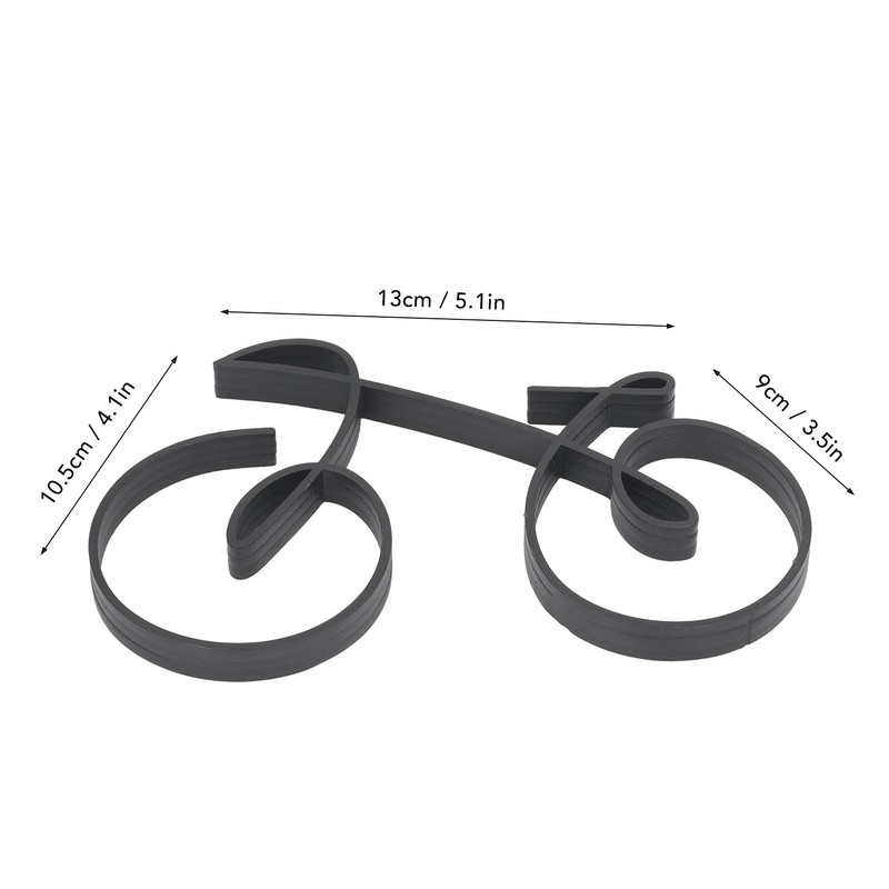 Minimalistic Bike Sculpture Metal Modern Wire Framed Style Bike Ornament