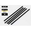 Shiva Serie Industrial Straw Diamond Straw Straight 17 cm 500 Pieces Black