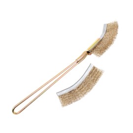 Hemobllo 1 Set Bird Cage Cleaning Brush Bird Poop Cleaner Bird Cage Cleaner Poop Off Bird Cleaning Supplies Bird Cleaning Brush Bird Cage Cleaning Tool Metal Pet Bird Birdcage Copper