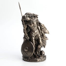The Death of Cu Chulainn Cold Cast Resin Antique Bronze Finish Warrior Statue