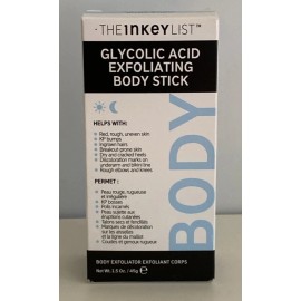 The INKEY List - Glycolic Acid Exfoliating Body Stick - 1.5 Oz - NEW IN BOX