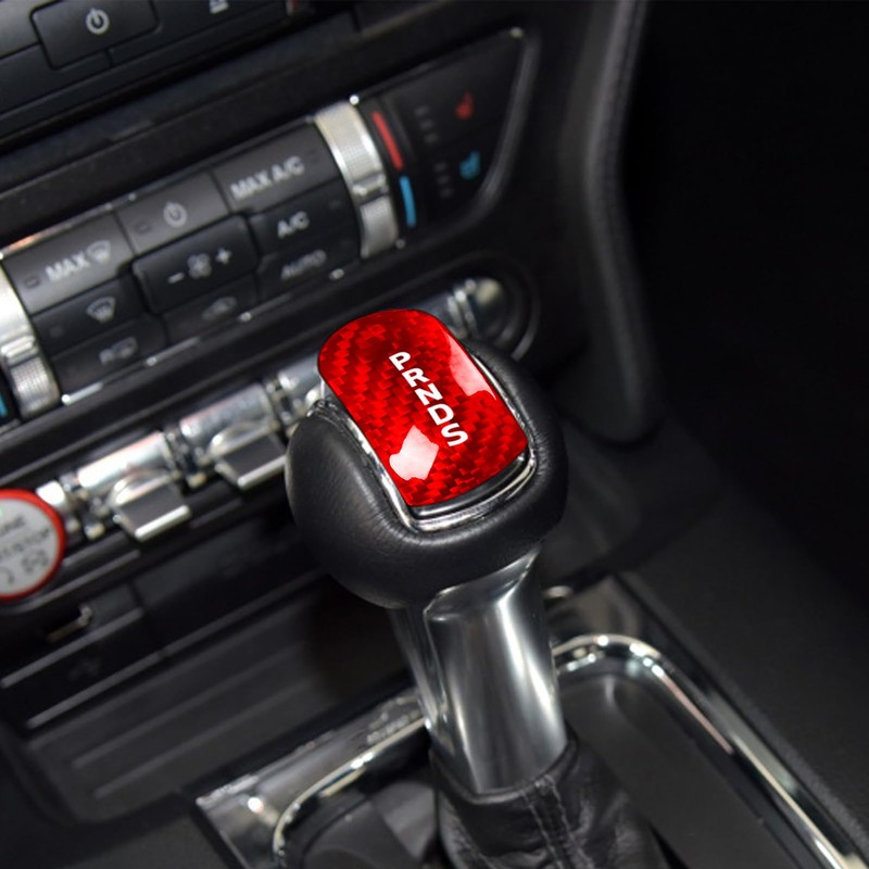 UOADA Black Gear Shift Head Knob Cover Compatible with Ford
