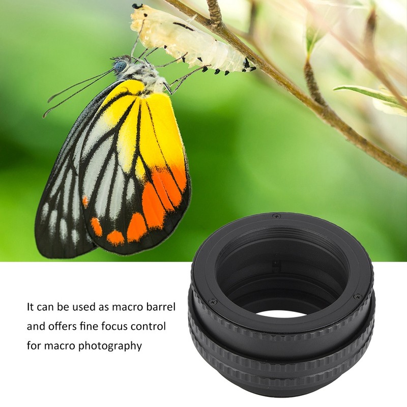 M42 to M42 Adjustable Focusing Helicoid Lens Adapter Macro Tube
