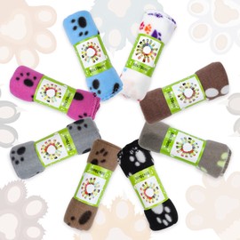 PVYHALBJKX Multi-Purpose Fleece Pet Blanket - Soft and Cozy Puppy and Cat Blanket, with Unique Paw Print Design, Ideal Size for Cats, Dogs, and Other Pets.