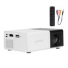 Mini Projector Built in Speakers Diffuse Reflection Imaging Black 1080P