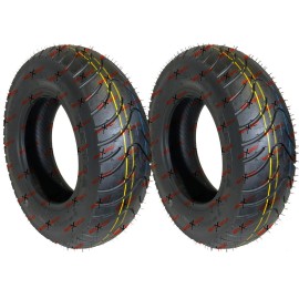 Kenda Yamaha Zuma 50 Tire Set 120/90-10 130/90-10 Tires Front Rear K413 Scooter 97-11