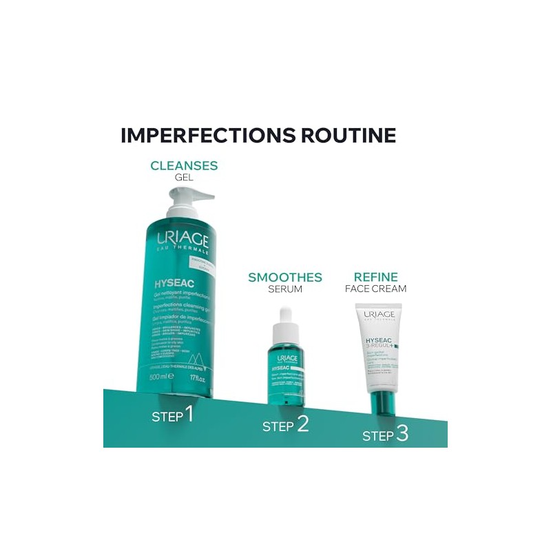 Uriage Hyseac 3-regul 40ml - Cuidado global panti-imperfecciones con ácido