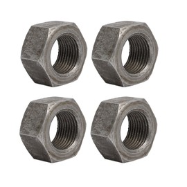 uxcell® 4pcs M24 x 2mm Pitch Metric Fine Thread Carbon Steel Left Hand Hex Nuts