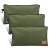 3 Pack Premium Tool Pouch Zipper Bag with Internal Pockets,