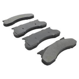 QB by QUALITY-BUILT Semi-Metallic Front Brake Pads 1000-0450M Compatible with 1975-1997 Ford (B-200,E-250 Econoline,E-250 Econoline Club Wagon,E-350 Econoline,E-350 Econoline Club Wagon,F-200,F-250,F)