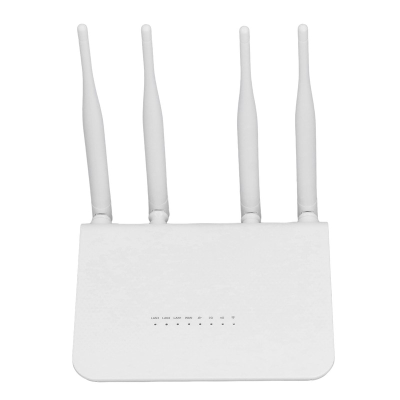 4G LTE Wireless Router with SIM Card Slot 4 Antennas