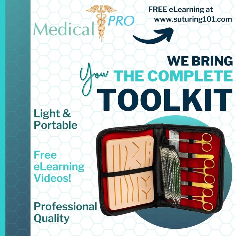 Medical Pro Suture Practice Kit for Medical Students - The
