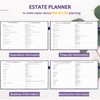 End of Life Planner, Guided Estate Planning Organizer with Tabs,