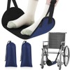2 Pcs Wheelchair Leg Rest Footrest Hammock Adjustable Footrest Hanging