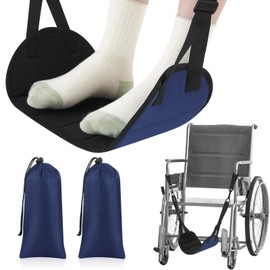 2 Pcs Wheelchair Leg Rest Footrest Hammock Adjustable Footrest Hanging Foot Sling Wheelchair Accessories for Foot Rest Replacement