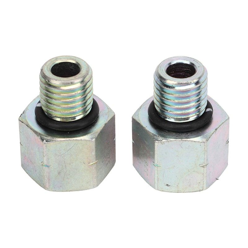 2 Pcs Turbo Oil Feed Line Connector Joint Turbine Supply