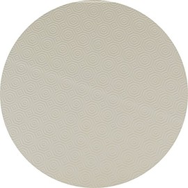 Karina Home ROUND Table Protector and Colours (Cream, 120cm)
