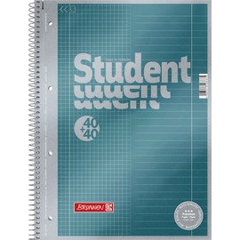 1067174 Notebook/Notepad student Premium Duo Set Treated Cover with Metallic Effect A4