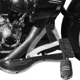 21ST Chrome Rear Brake Pedal Pad For 2014-UP Harley Touring Road King Electra Glide