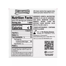 Ice Breakers Candy Cane Sugar Free Breath Mints 1.5 Oz Pack of 8