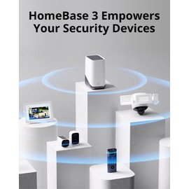 eufy Security HomeBase S380 (HomeBase 3),eufy Edge Security Center, Local Expandable Storage up to 16TB, eufy Security Product Compatibility, Advanced Encryption,2.4 GHz Wi-Fi, No Monthly Fee