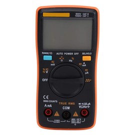 Akozon AN8008 Automotive and Household Digital Multimeter Real RMS AC DC Ammeter Ohm Meter with Large 4 Digit Display
