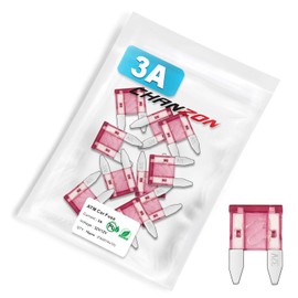 Chanzon UL Listed 3A Mini Blade Fuse ATM/APM 10Pcs 3 Amp 32V Auto Fuses Fast Blow for Automotive Car RV Truck SUV