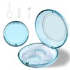 Retainer Case, Cute Retainer Case with Magnetic Closure Hinged Lid