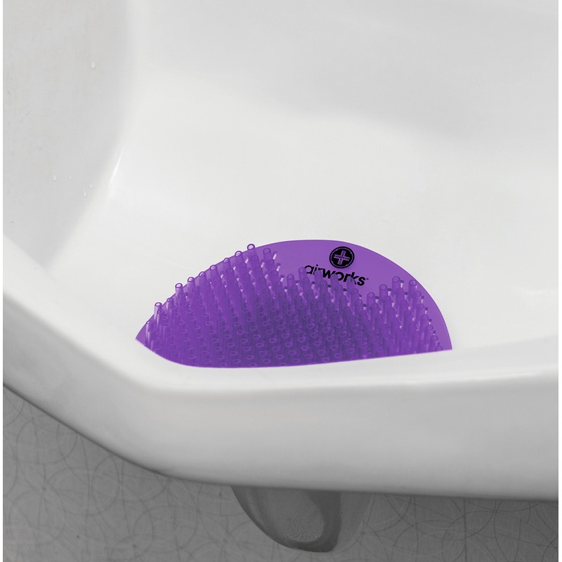 AirWorks WSFUS236-BX Awsfus236-Bx Splash Free Urinal Screen, Lavender Meadow, Light
