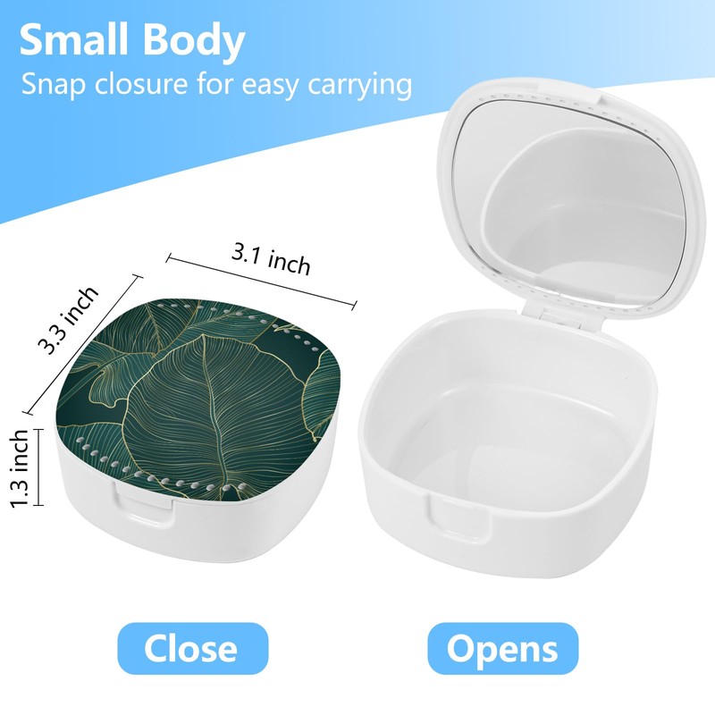 TIHYWR Retainer Case with Mirror & Ventilation - Night Guard