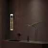 IDEQUY Modern Mini Crystal Pendant Light for Kitchen Island Bedroom