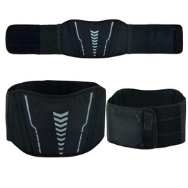 Kidney Belt Motorcycle Men and Women, Basic Black, Effective Stabilisation Kidney Warmer, Lumbar Support Kidney Belt, Kidney Belt Motorcycle