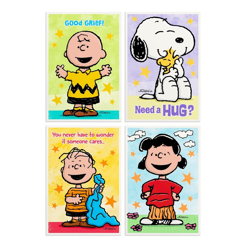 DaySpring - Need a Hug? - 4 Peanuts Greeting Card