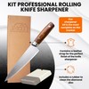Rolling Knife Sharpener, Rolling Knife Sharpener kit with 2 diamond