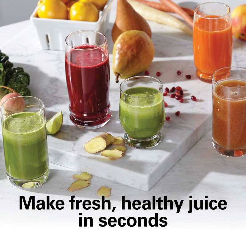Hamilton Beach Juicer Machine, Big Mouth 3” Feed Chute for