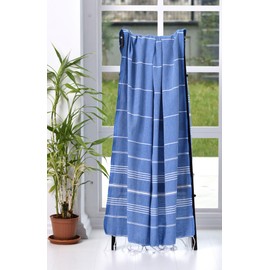 YENGAS Hammam Towel XXL, 95 x 175 cm, Oeko-Tex Certified, 100% Cotton, Large Peshtemal Towel, Bath Towel for Spa, Sports, Yoga, Pilates, Travel, Lightweight and Space-Saving, Sauna Towel, Beach Towel,