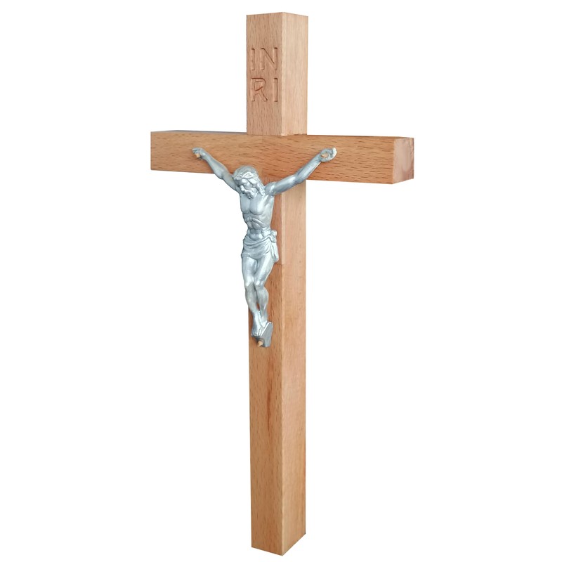 Kaltner Präsente Gift idea: 25 cm wall cross crucifix made