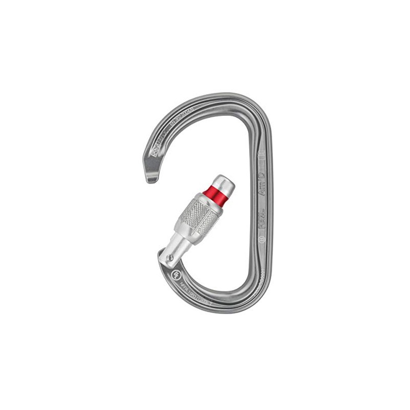PETZL Am'D Screw Lock Carabiner Grey