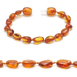 Baltic Secret Selected Baltic Amber Genuine Amber Bracelet – Baltic Sea Jewellery – Raw Anti-Stress Bracelet Made of Baltic Sea Amber Beads – Real Amber Jewellery, Popular as Lucky Stone Bracelet, 20
