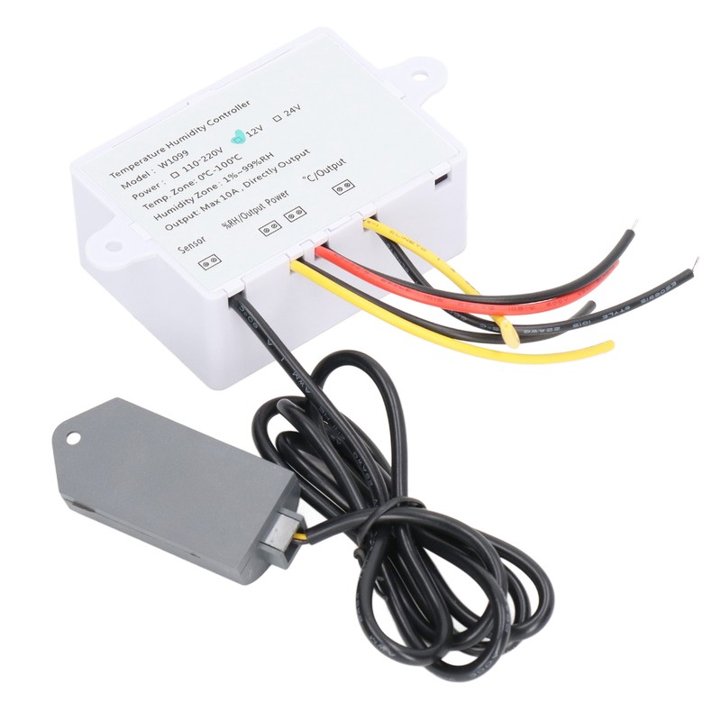 Digital Temperature Humidity Controller Intelligent Electronic Thermostat Switch 12V 220W