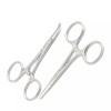 MD Mosquito Hemostat Locking Forceps 3.5" Curved & Straight Stainless