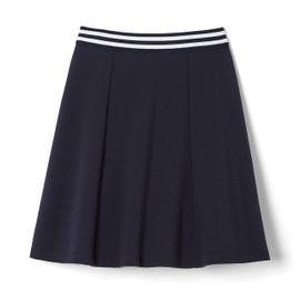 French Toast girls Stretch Contrast Waistband Scooter School Uniform Skirt, Navy, 10 12 US