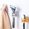 Defrko Silicone Toothbrush Holders - 6 Pcs Razor Hooks Adhesive