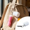 Hoite 4Pcs Lip Balm Keychain Caps Creative Lip Gloss Holder