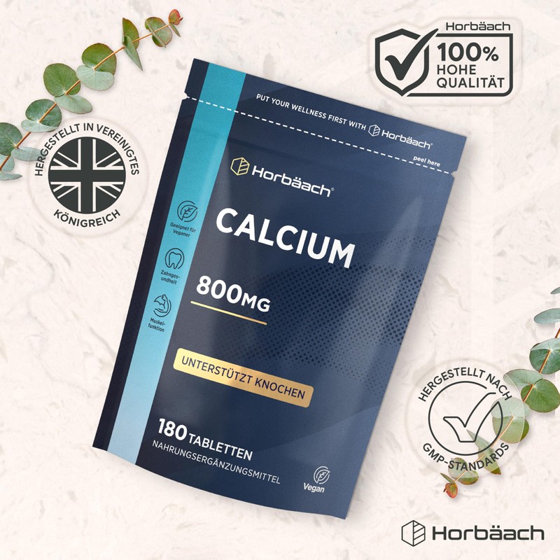 Calcium High Dose Tablets 800 mg | Made of Calcium